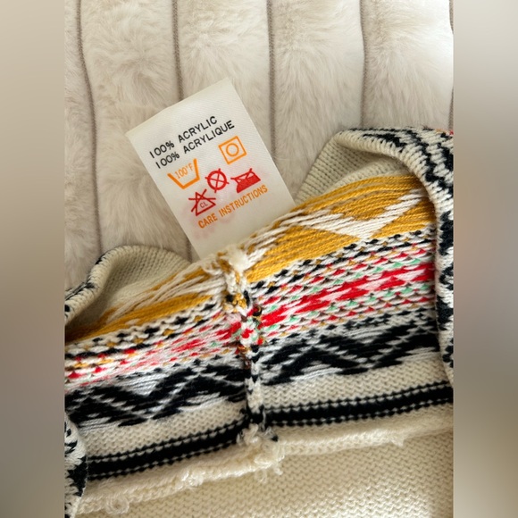 VINTAGE 70s Belted Cardigan - Picture 6 of 9